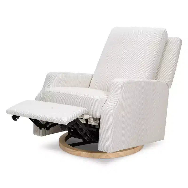 Fauteuil inclinable électrique et fauteuil à bascule pivotant – Tissu Performance Fog