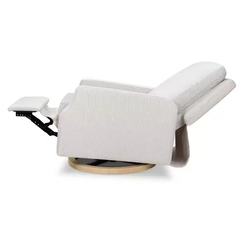Fauteuil inclinable électrique et fauteuil à bascule pivotant – Tissu Performance Fog