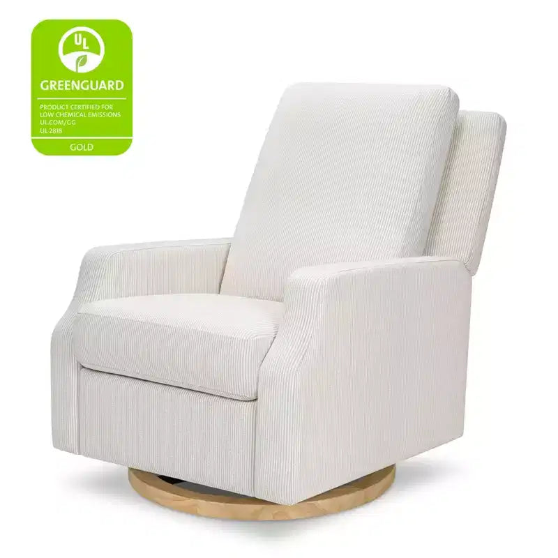 Fauteuil inclinable électrique et fauteuil à bascule pivotant – Tissu Performance Fog