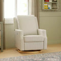Fauteuil inclinable électrique et fauteuil à bascule pivotant – Tissu Performance Fog
