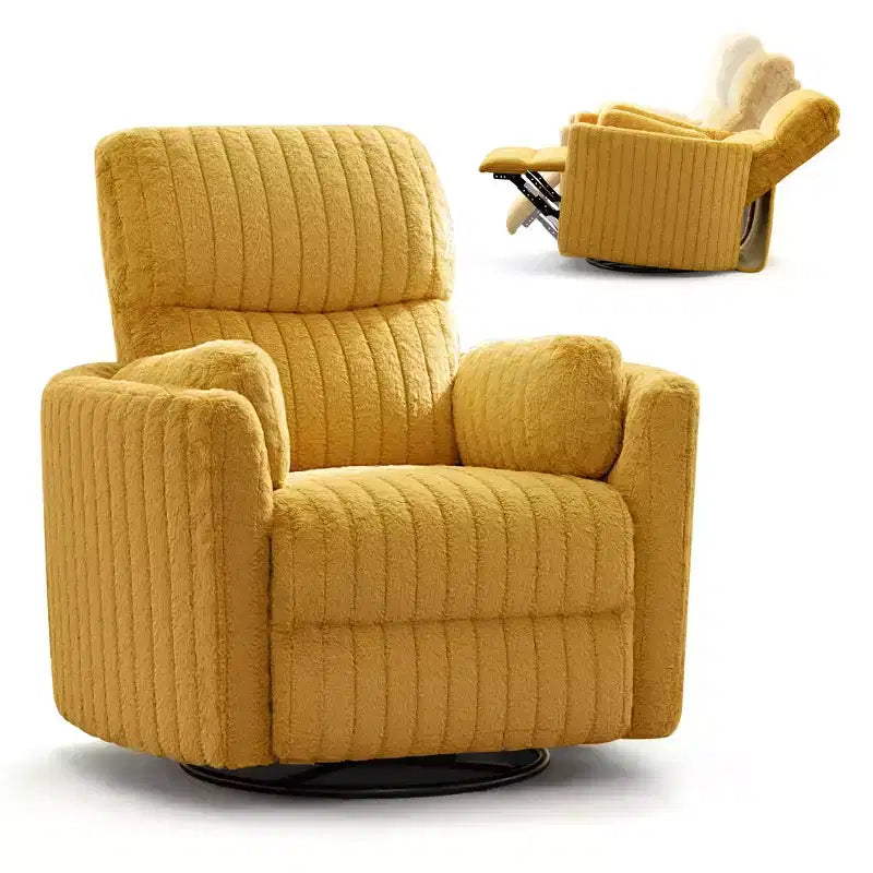 Fauteuil inclinable électrique, fauteuil inclinable berçant pivotant avec ports USB