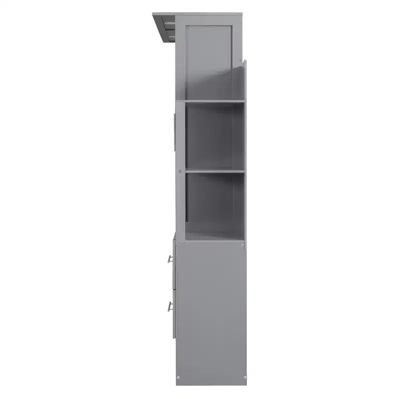Lit escamotable mural Murphy avec étagères, tiroirs et lumières LED, armoire peu encombrante pour chambre d'amis ou bureau à domicile