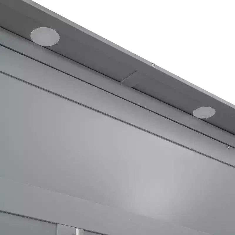 Lit escamotable mural Murphy avec étagères, tiroirs et lumières LED, armoire peu encombrante pour chambre d'amis ou bureau à domicile