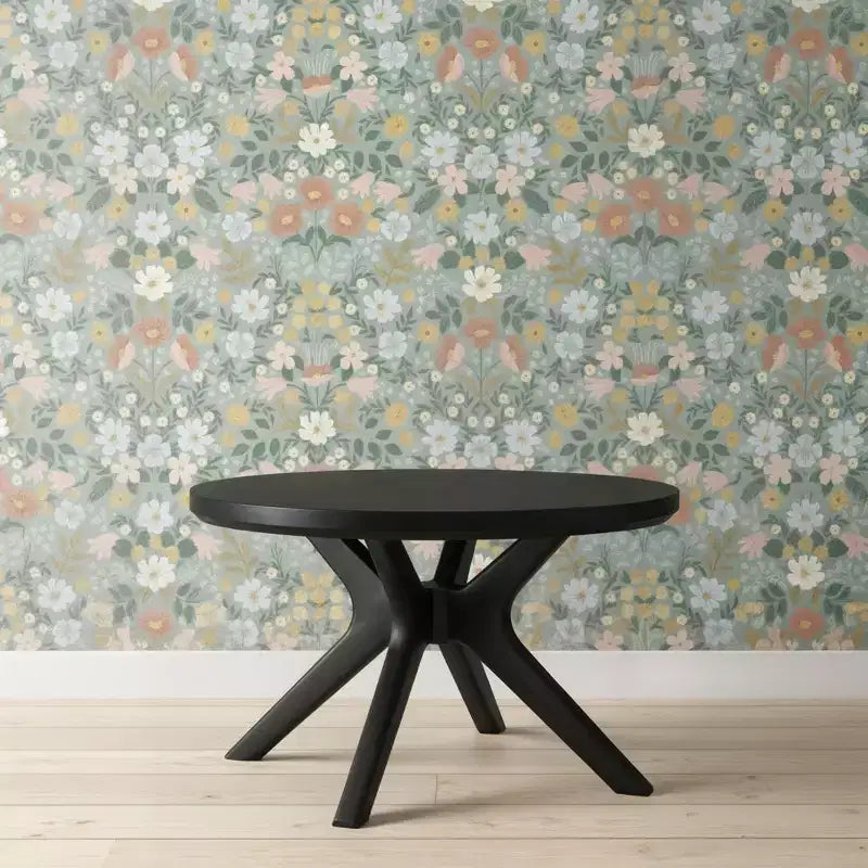 Table basse ronde à pieds croisés (30 po x 30 po / 760 mm x 760 mm)