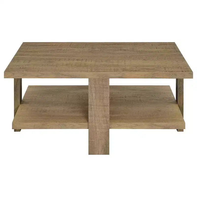 Table basse carrée en bois d'ingénierie