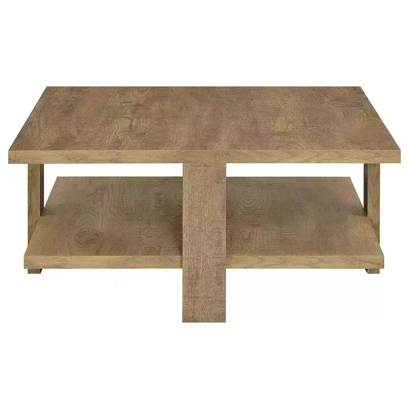Table basse carrée en bois d'ingénierie