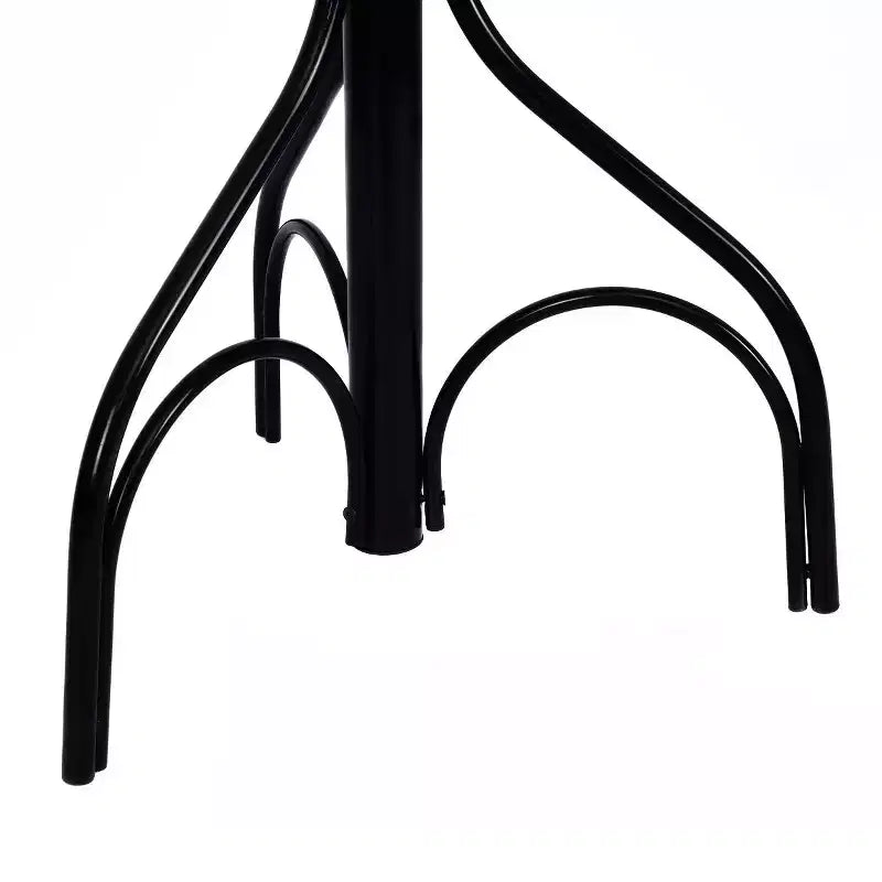 Porte-manteau Organisateur de Chapeaux en Métal Crochets de Cintre Support pour Parapluies